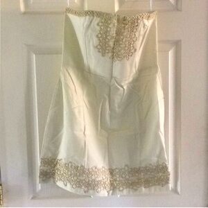 Mud Pie blakely strapless dress